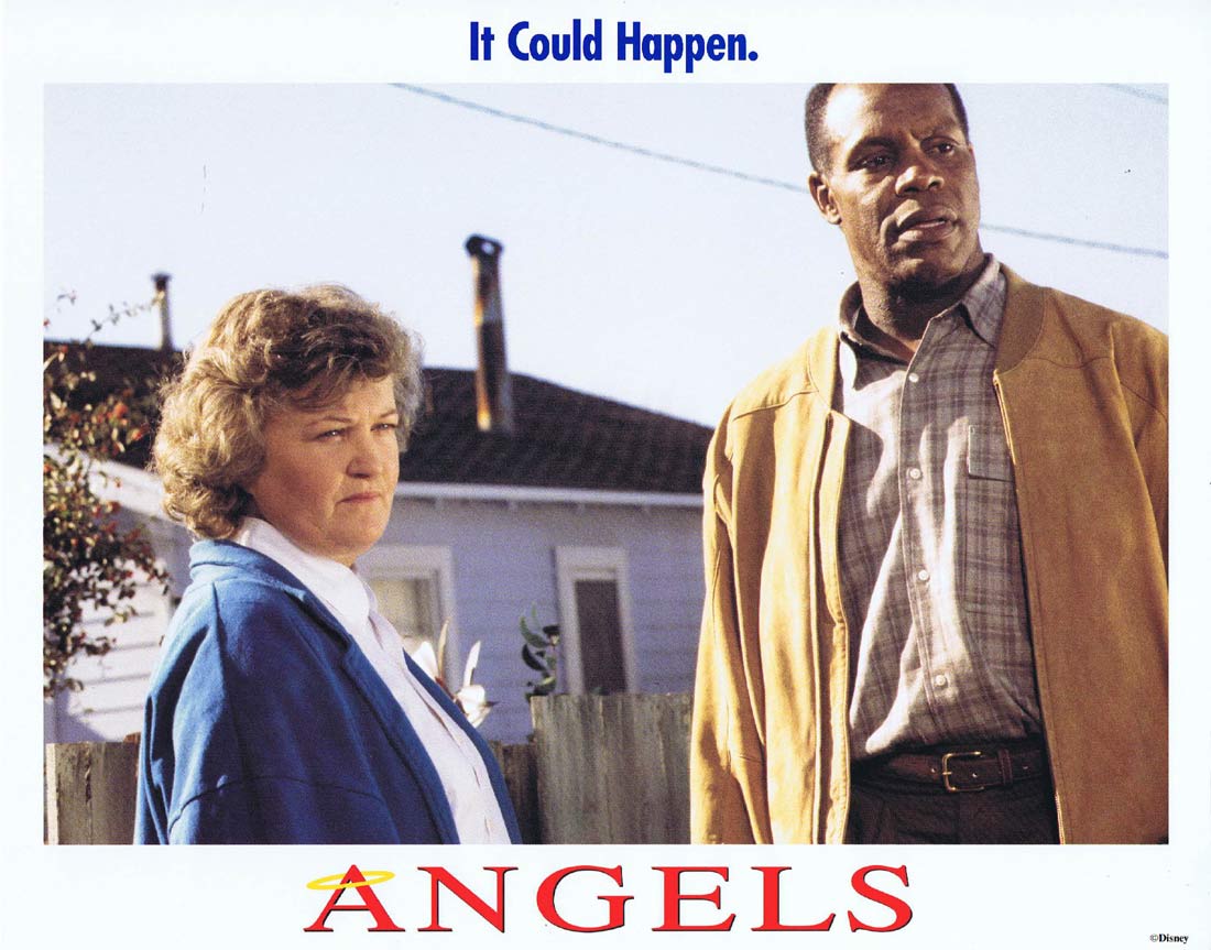 ANGELS IN THE OUTFIELD Original Lobby Card 4 Danny Glover Tony Danza Christopher Lloyd