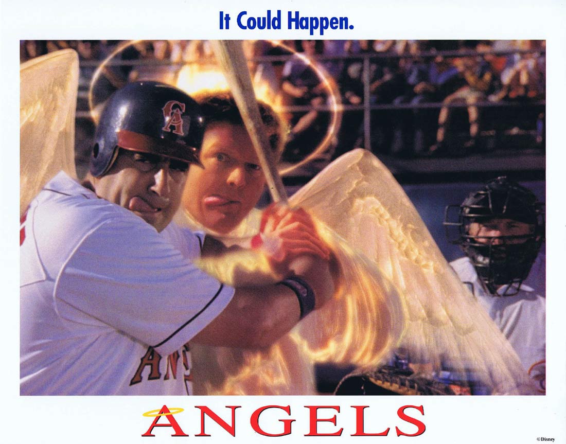 ANGELS IN THE OUTFIELD Original Lobby Card 5 Danny Glover Tony Danza Christopher Lloyd
