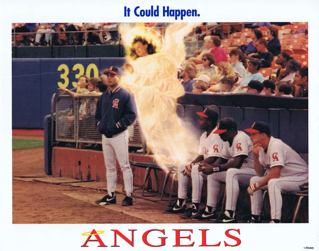 ANGELS IN THE OUTFIELD Original Lobby Card 7 Danny Glover Tony Danza Christopher Lloyd