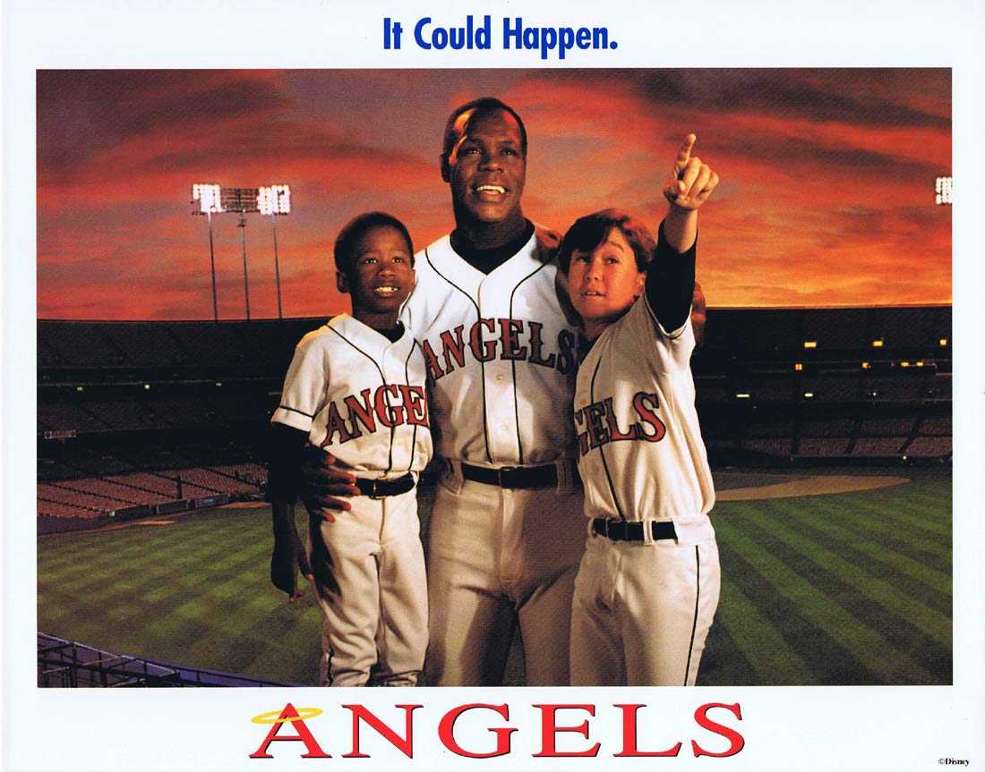 ANGELS IN THE OUTFIELD Original Lobby Card 8 Danny Glover Tony Danza Christopher Lloyd