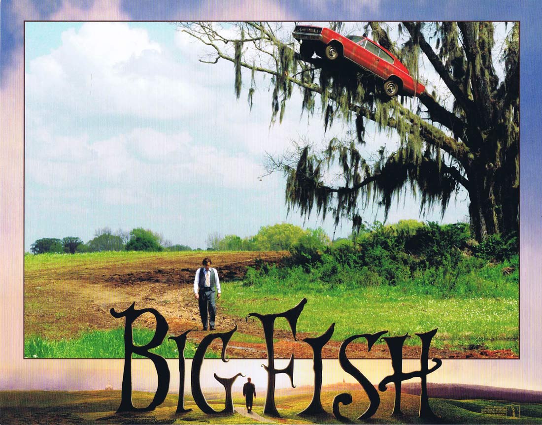 BIG FISH Original Lobby Card 4 Tim Burton Ewan McGregor Jessica Lange
