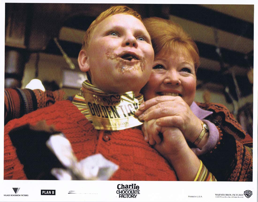 CHARLIE AND THE CHOCOLATE FACTORY Original Lobby Card 8 Johnny Depp