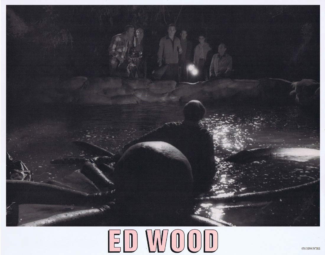 ED WOOD Original Lobby card 3 Johnny Depp Martin Landau Tim Burton