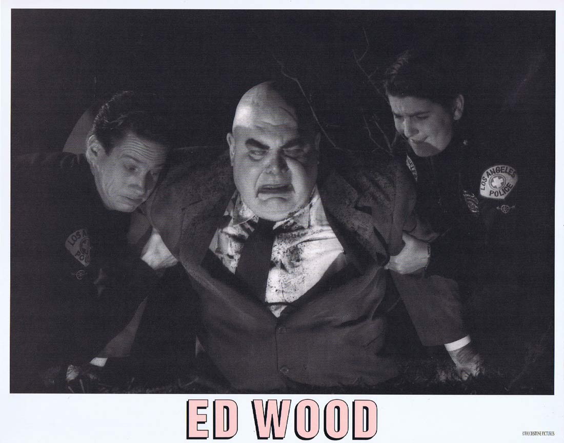 ED WOOD Original Lobby card 4 Johnny Depp Martin Landau Tim Burton