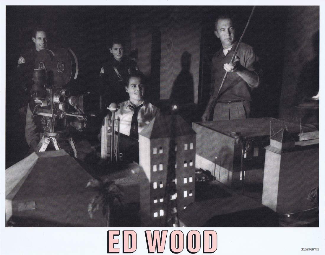 ED WOOD Original Lobby card 5 Johnny Depp Martin Landau Tim Burton