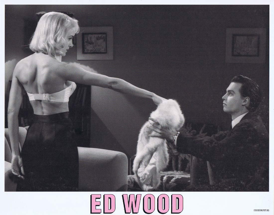 ED WOOD Original Lobby card 7 Johnny Depp Martin Landau Tim Burton