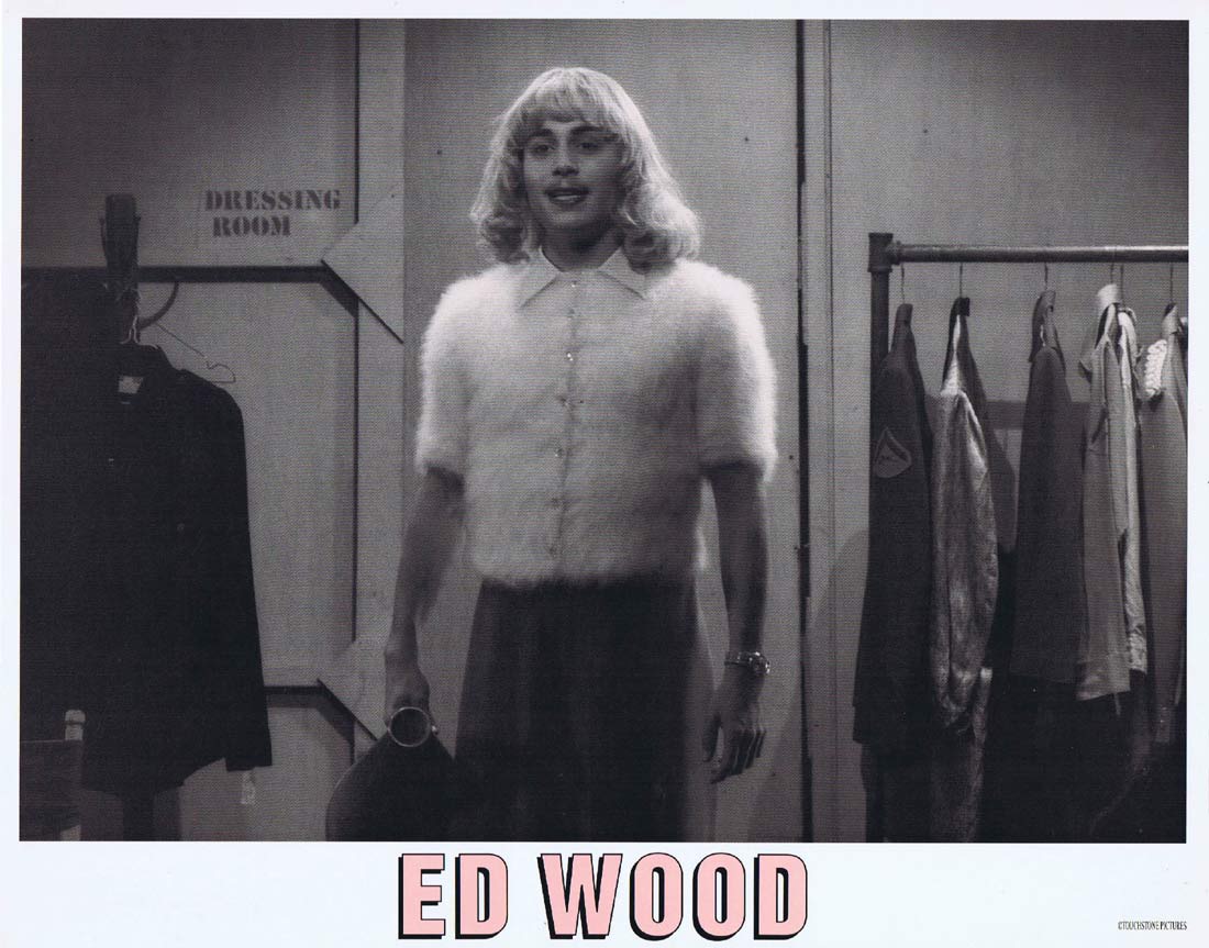 ED WOOD Original Lobby card 8 Johnny Depp Martin Landau Tim Burton