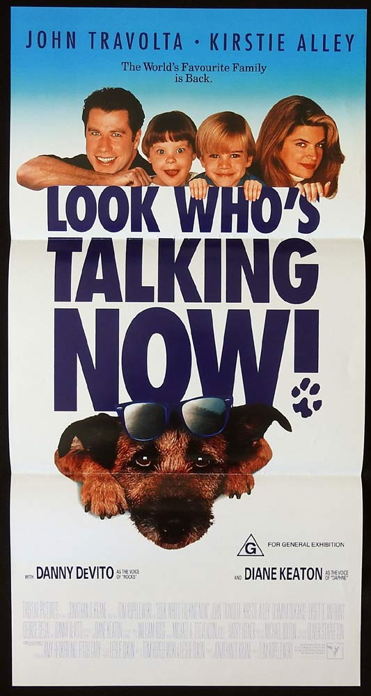 LOOK WHO’S TALKING NOW Original Daybill Movie poster John Travolta Kirstie Alley