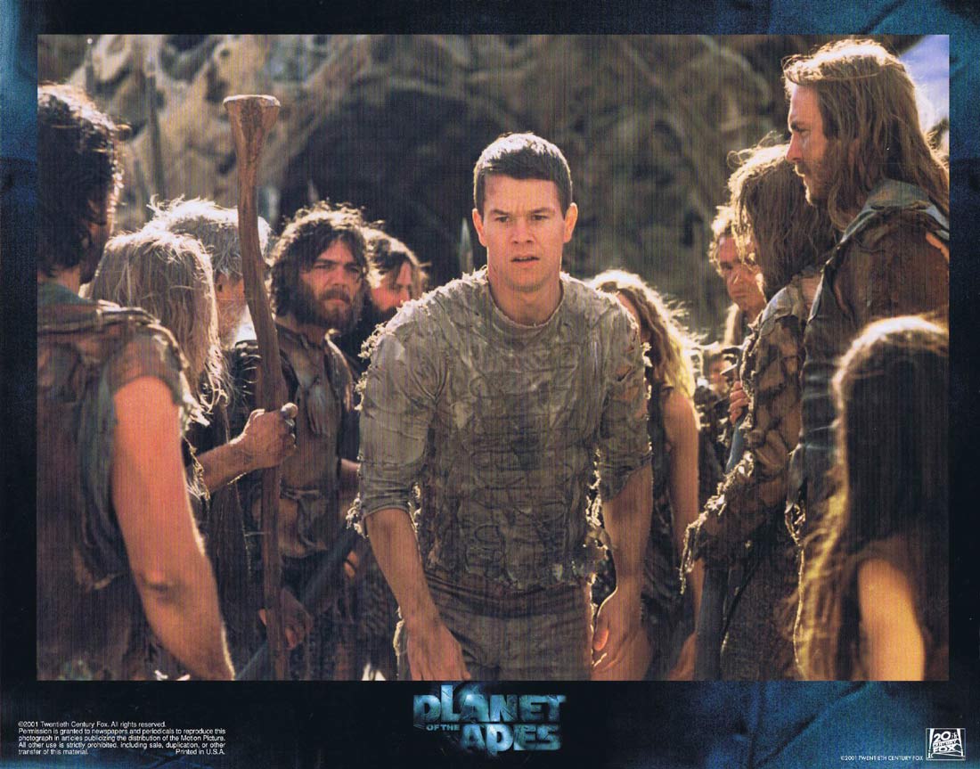 PLANET OF THE APES Original Lobby Card 4 Mark Wahlberg Tim Roth