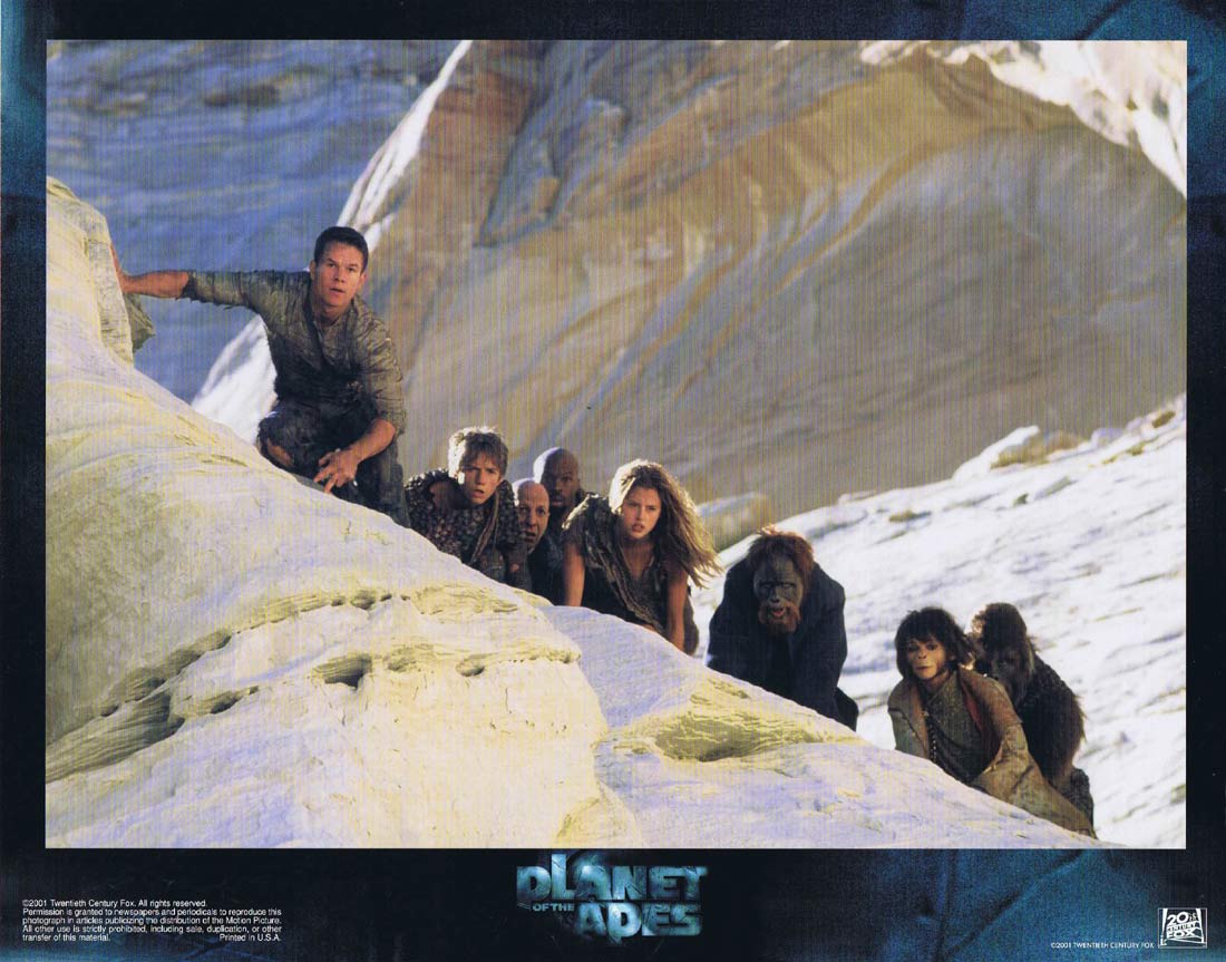 PLANET OF THE APES Original Lobby Card 5 Mark Wahlberg Tim Roth