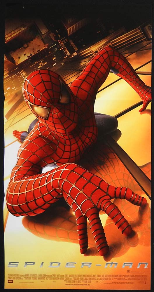 SPIDER-MAN Original Daybill Movie poster Tobey Maguire Sam Raimi Marvel Spiderman