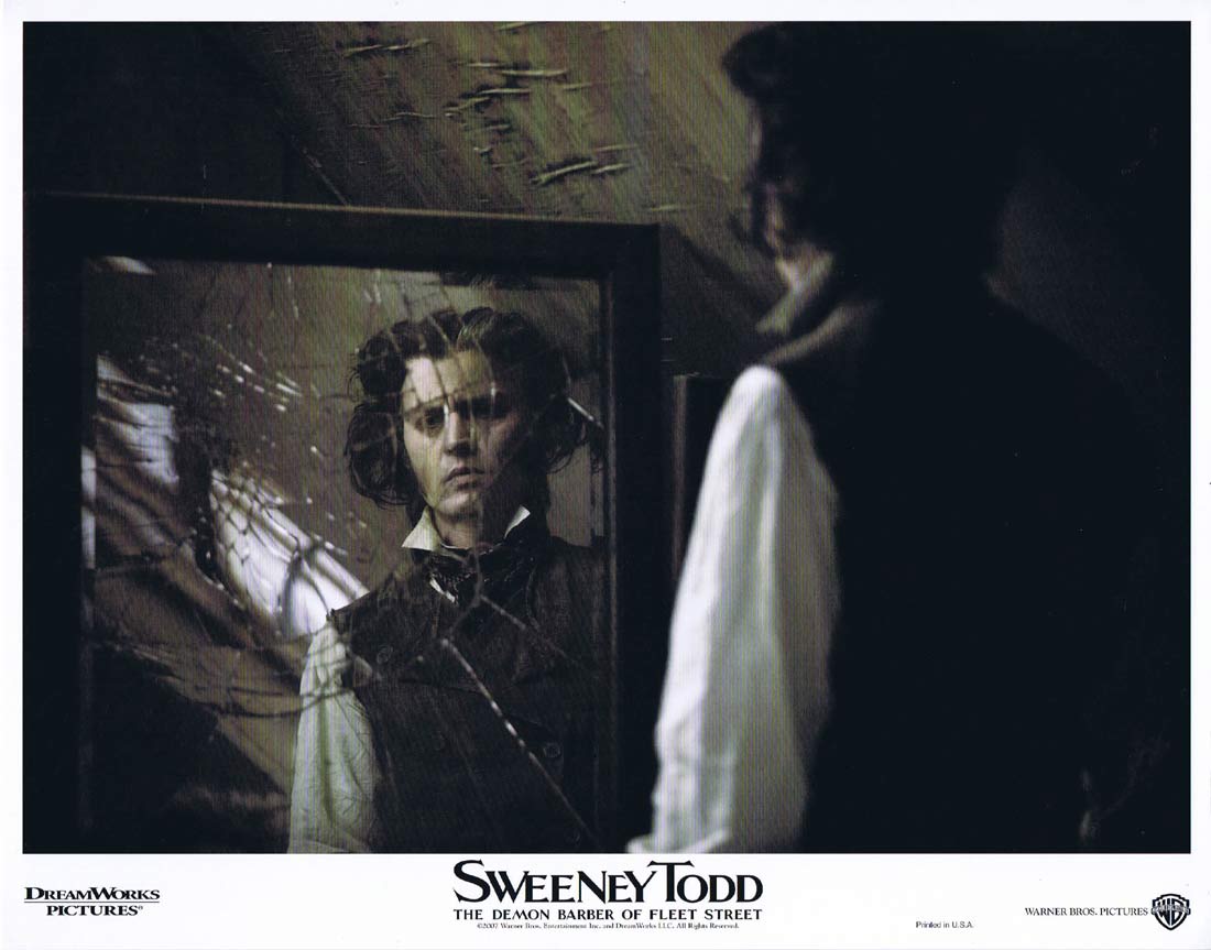 SWEENEY TODD Original Lobby Card 3 Johnny Depp Tim Burton Helena Bonham Carter