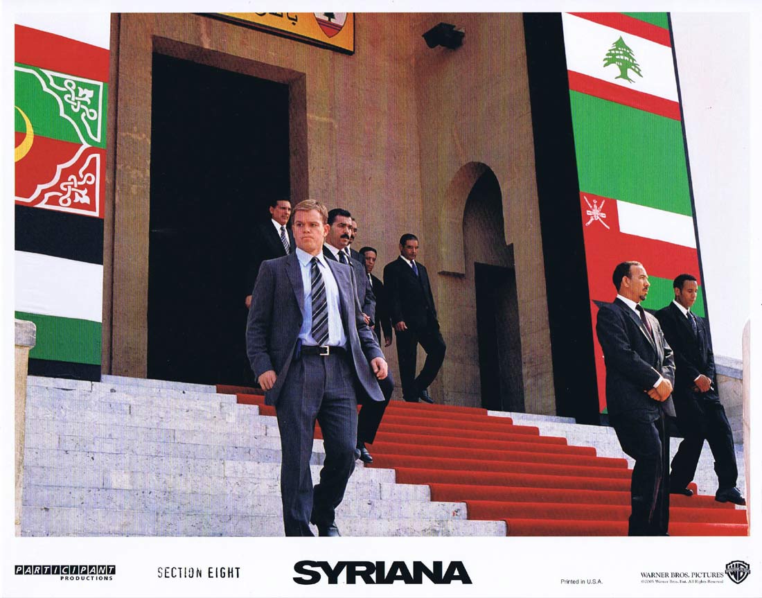 SYRIANA Original Lobby Card 7 George Clooney Matt Damon William Hurt