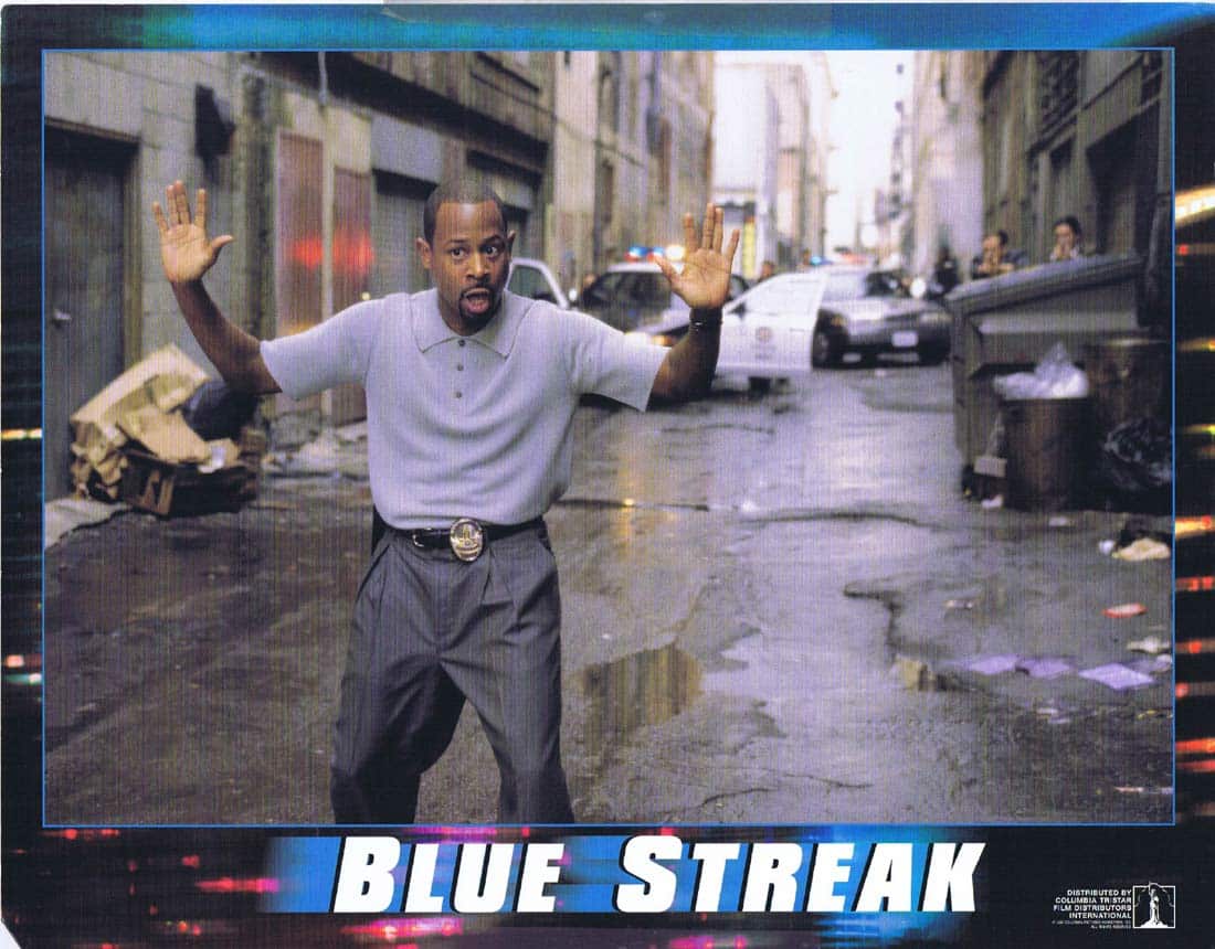 BLUE STREAK Original Lobby card 1 Martin Lawrence Luke Wilson