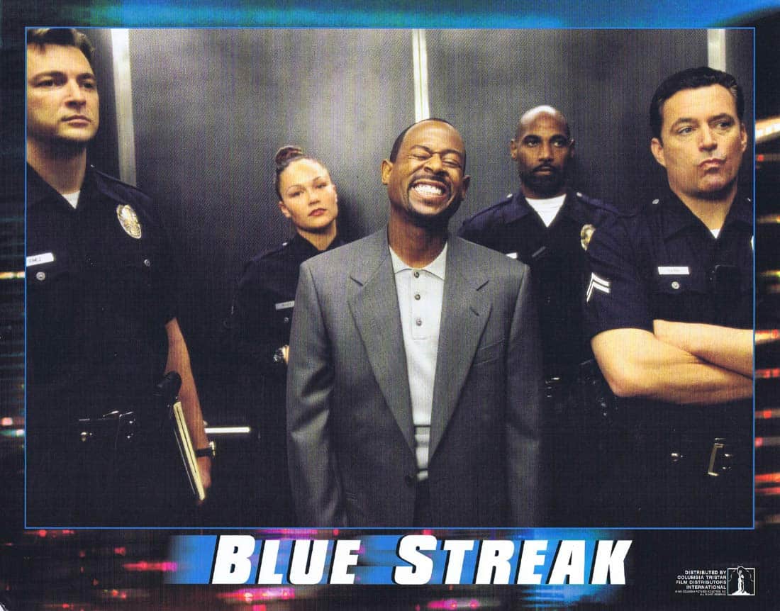 BLUE STREAK Original Lobby card 2 Martin Lawrence Luke Wilson