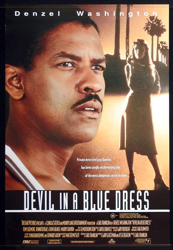 DEVIL IN A BLUE DRESS Rolled One sheet Movie poster Denzel Washington Tom Sizemore