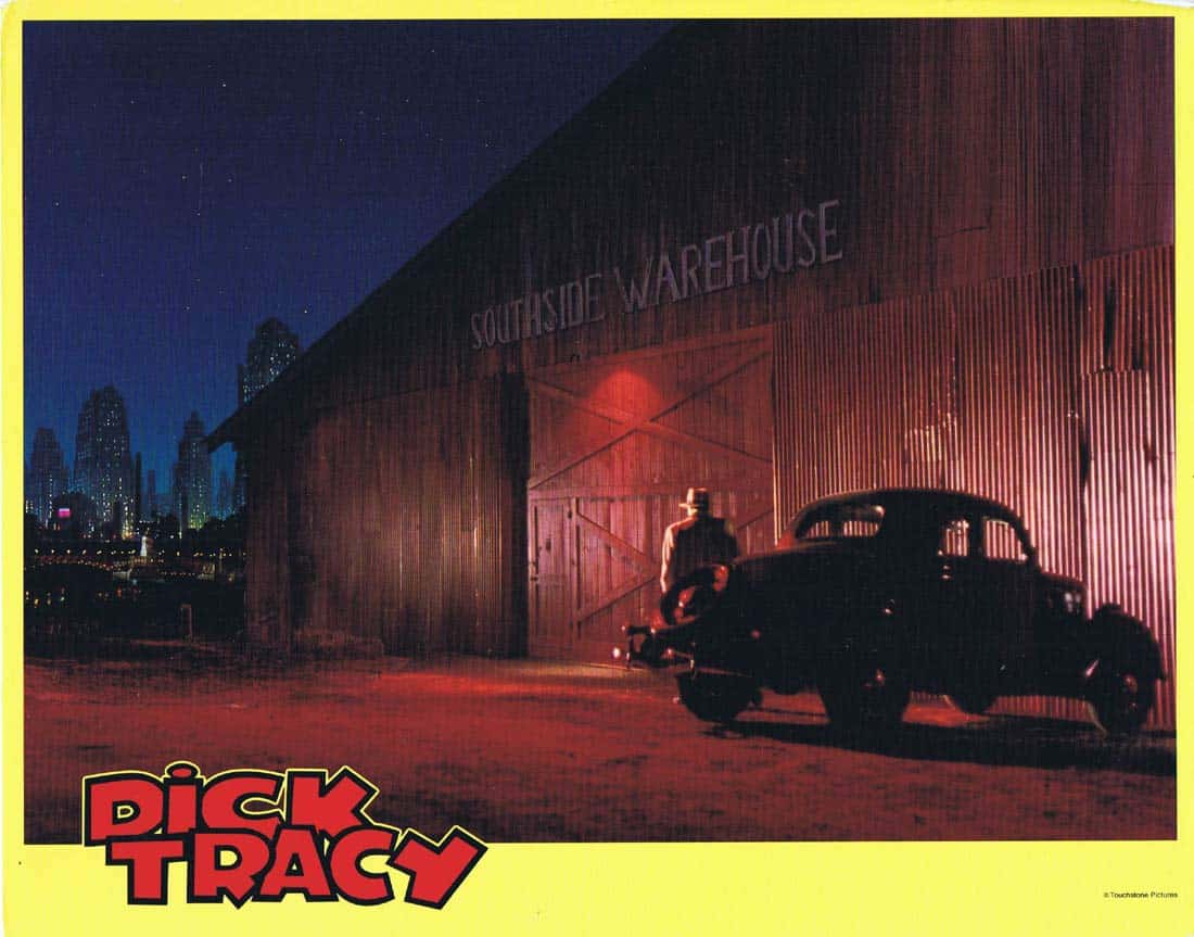 DICK TRACY Original Lobby Card 3 Warren Beatty Madonna Al Pacino