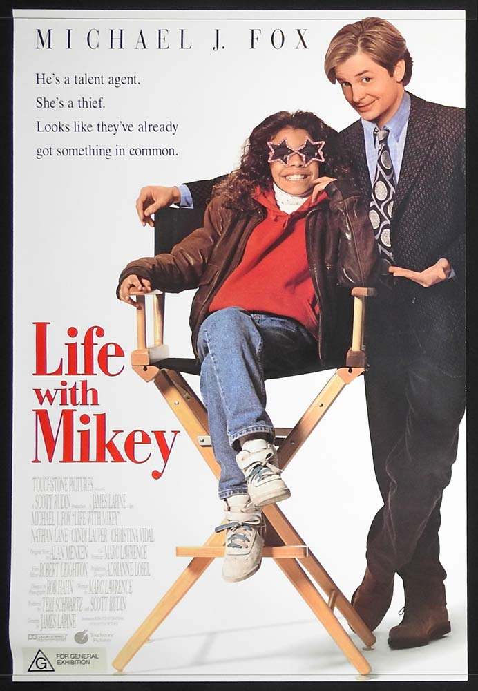 LIFE WITH MIKEY Original Rolled One sheet Movie poster Michael J. Fox