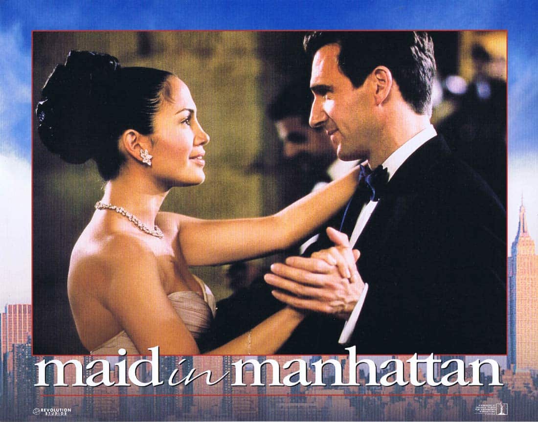 MAID IN MANHATTAN Original Lobby card 1 Jennifer Lopez Ralph Fiennes