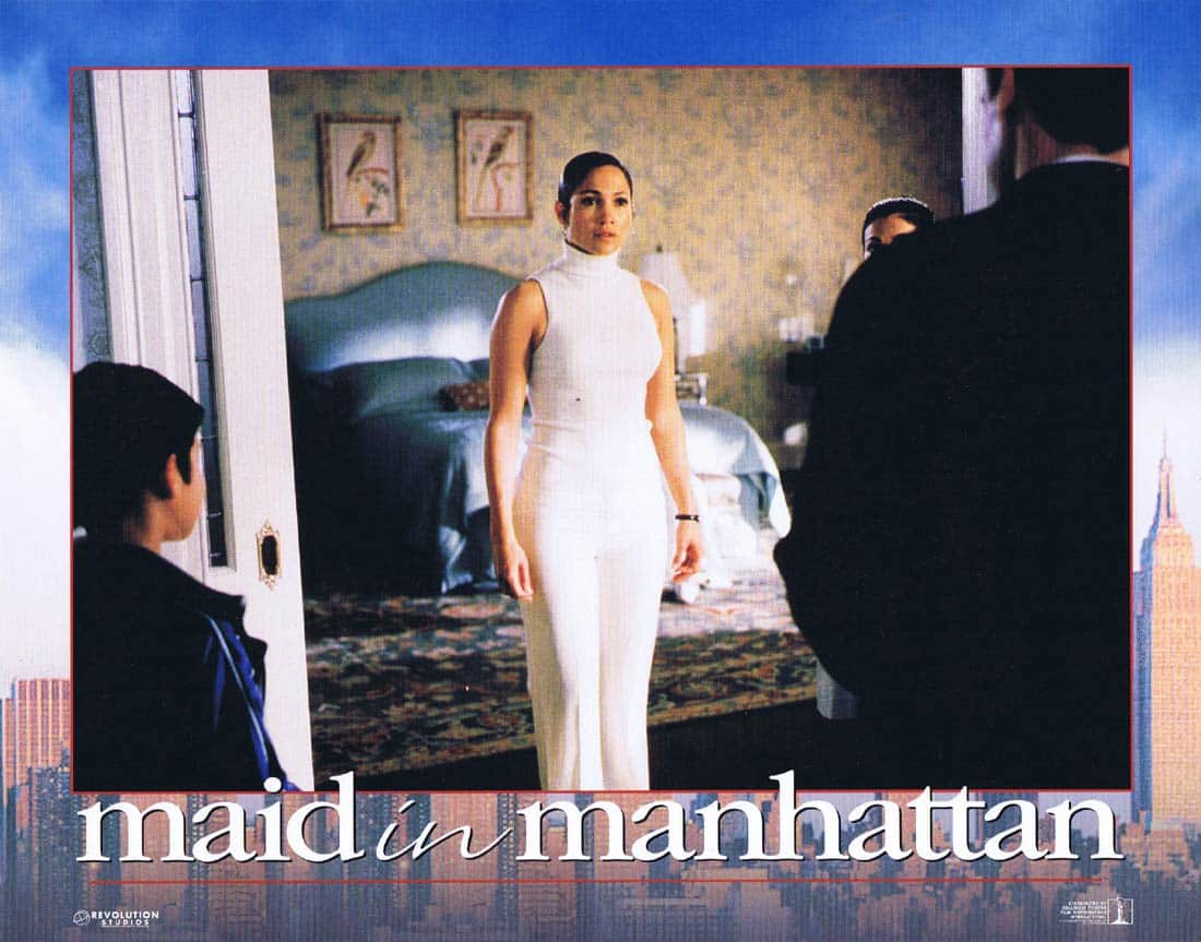 MAID IN MANHATTAN Original Lobby card 5 Jennifer Lopez Ralph Fiennes