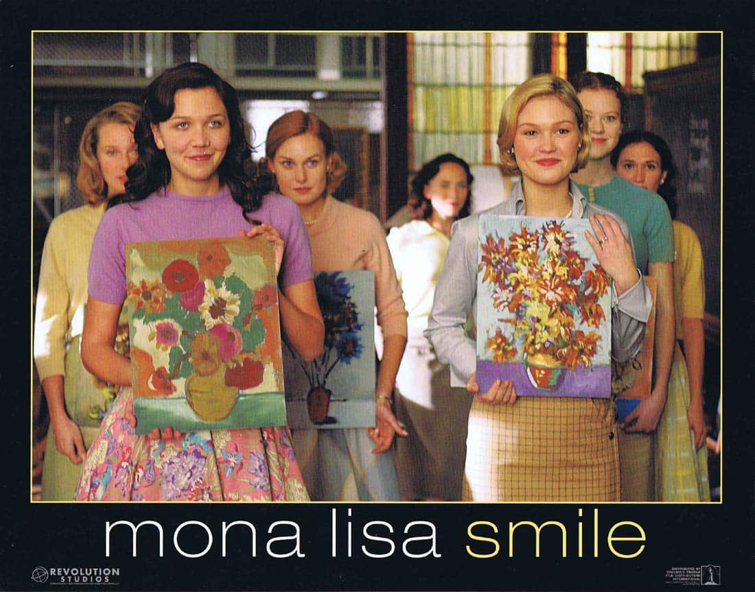 MONA LISA SMILE Original Lobby card 2 Julia Roberts Kirsten Dunst Julia Stiles