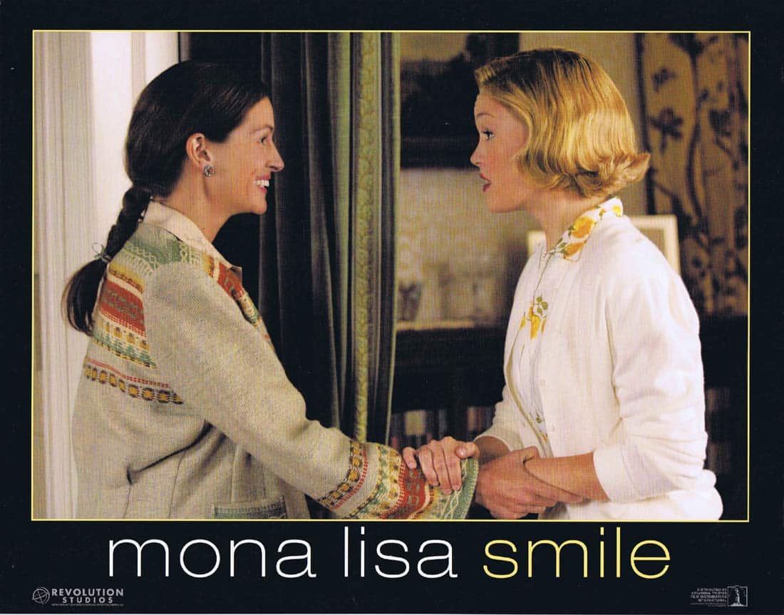 MONA LISA SMILE Original Lobby card 3 Julia Roberts Kirsten Dunst Julia Stiles