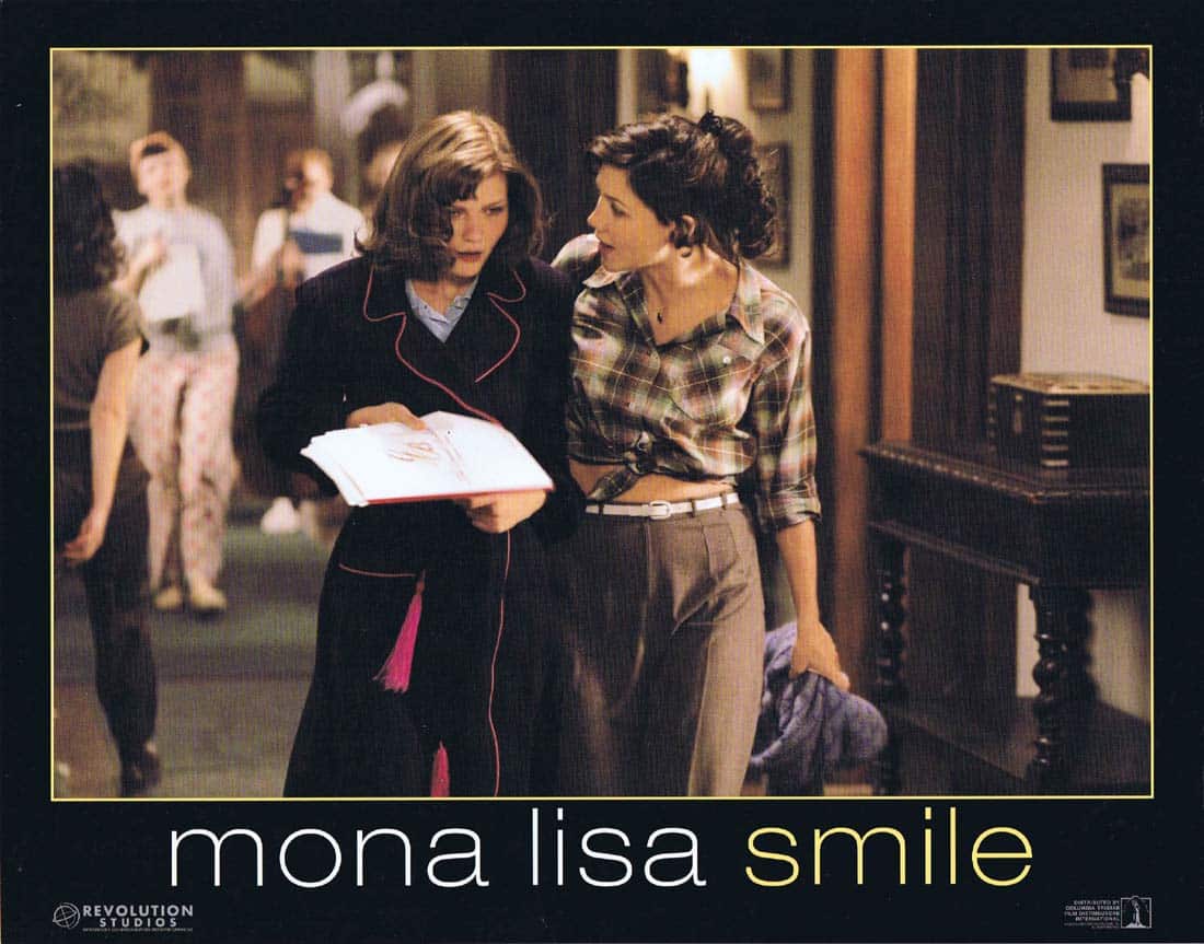 MONA LISA SMILE Original Lobby card 4 Julia Roberts Kirsten Dunst Julia Stiles