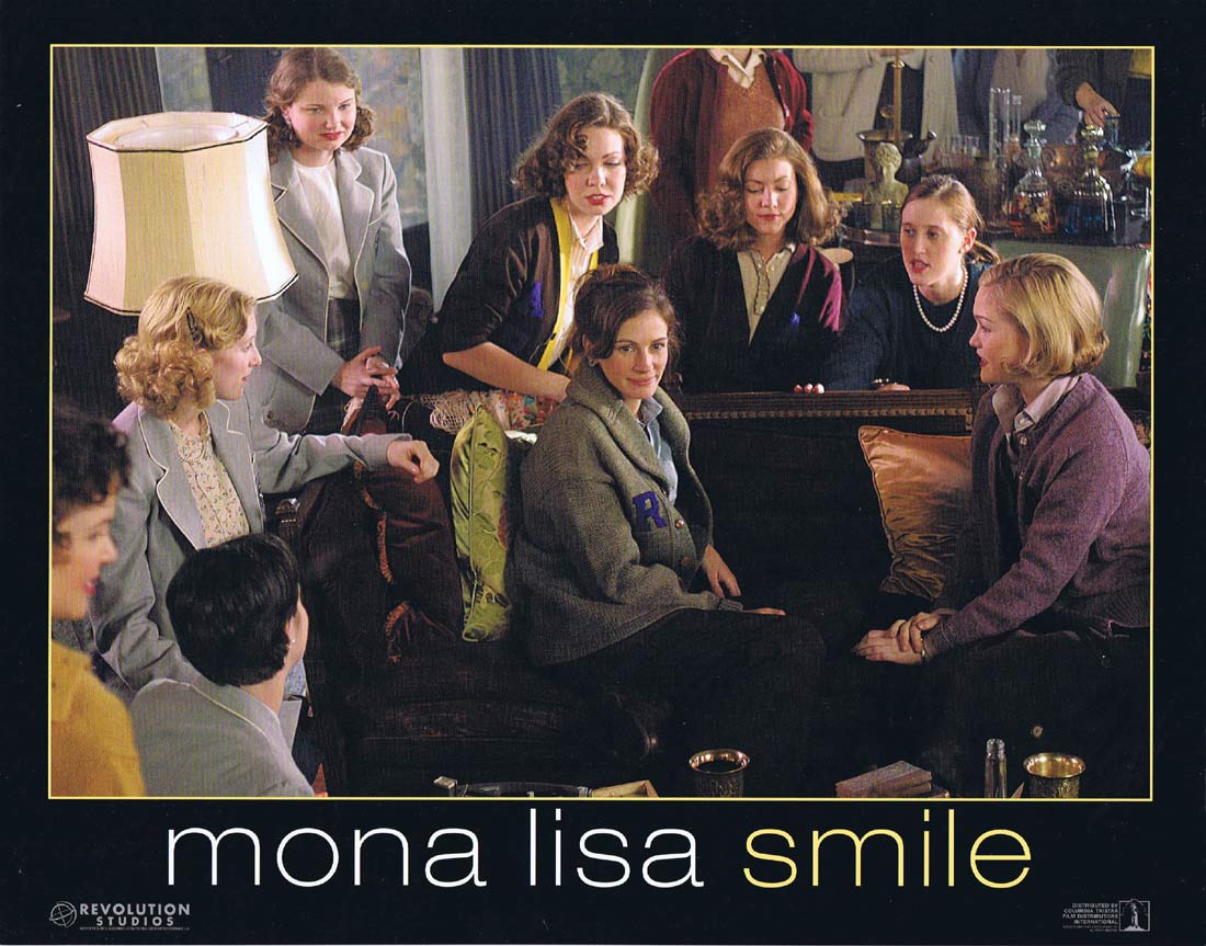 MONA LISA SMILE Original Lobby card 7 Julia Roberts Kirsten Dunst Julia Stiles