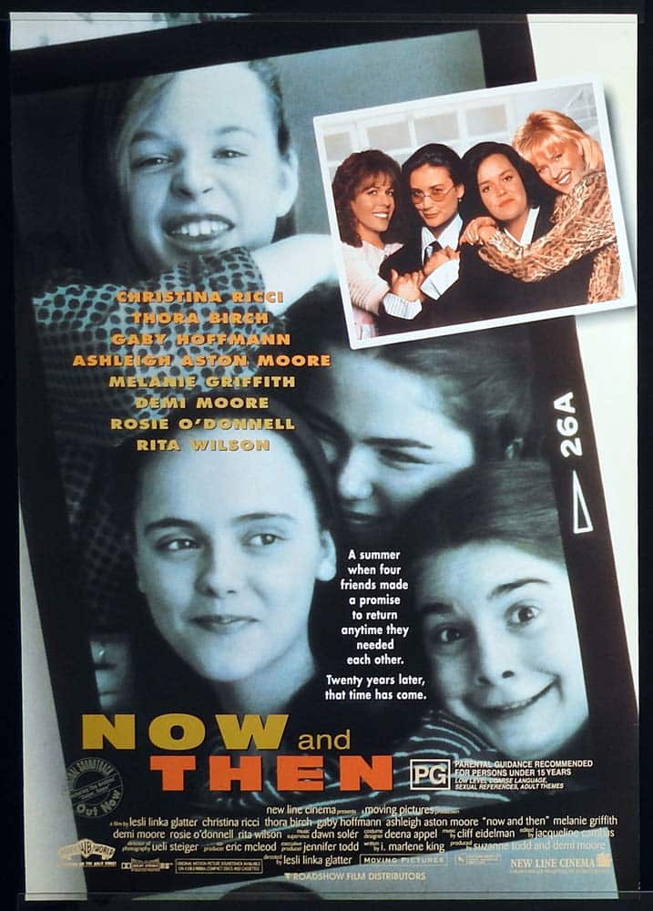 NOW AND THEN Rolled One sheet Movie poster Melanie Griffith Demi Moore