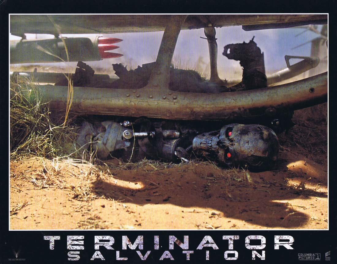 TERMINATOR SALVATION Original Lobby Card 5 Christian Bale Sam Worthington