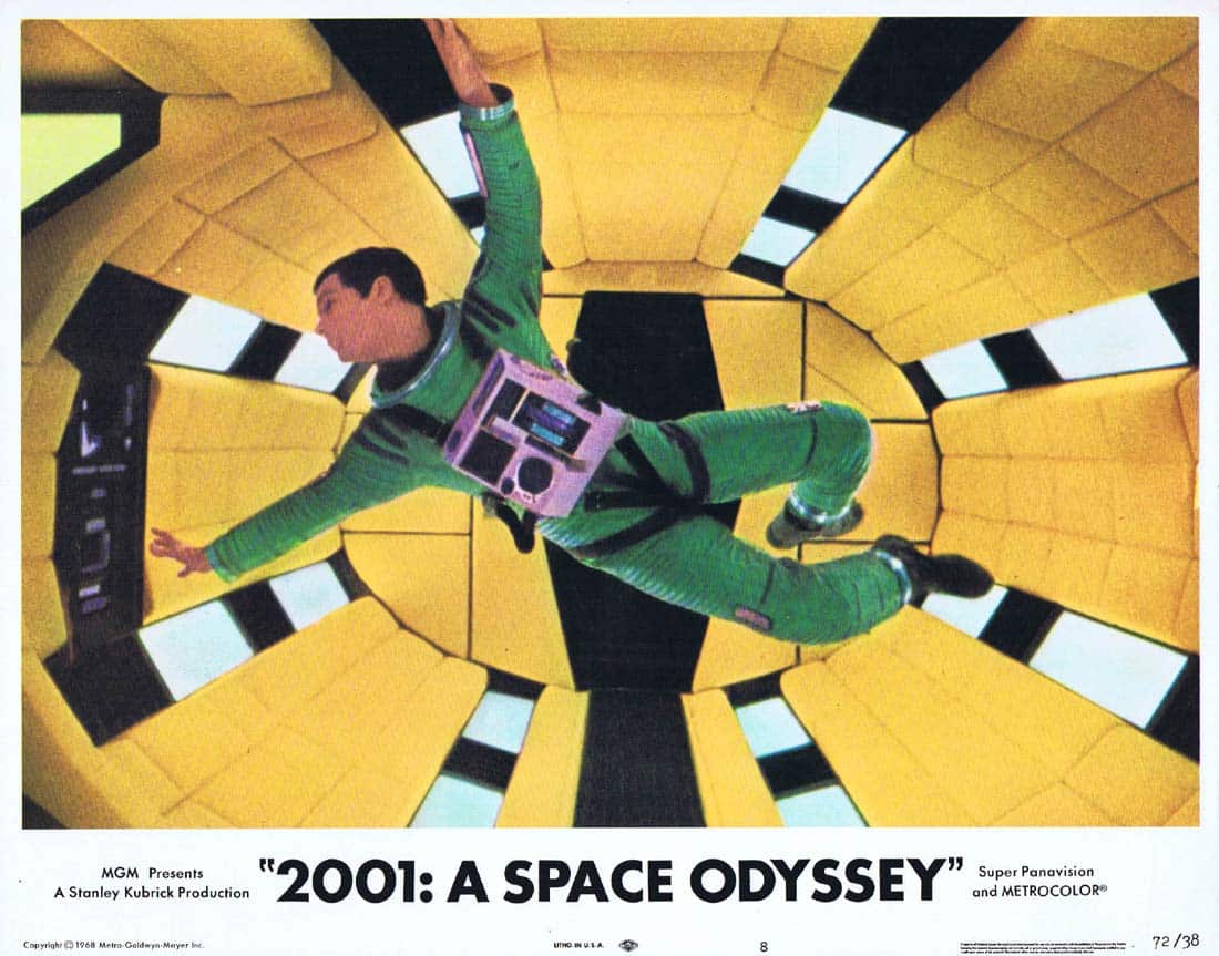 2001 A SPACE ODYSSEY Original 1972r US Lobby Card 8 Keir Dullea Stanley Kubrick