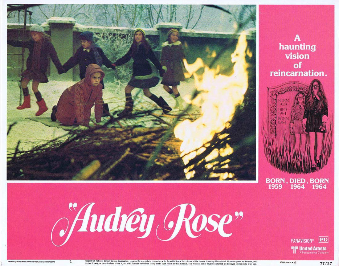 AUDREY ROSE Original Lobby card 1 Marsha Mason Anthony Hopkins