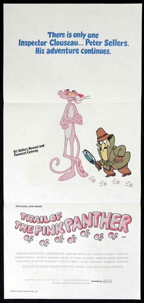 TRAIL OF THE PINK PANTHER Original Daybill Movie Poster Peter Sellers David Niven