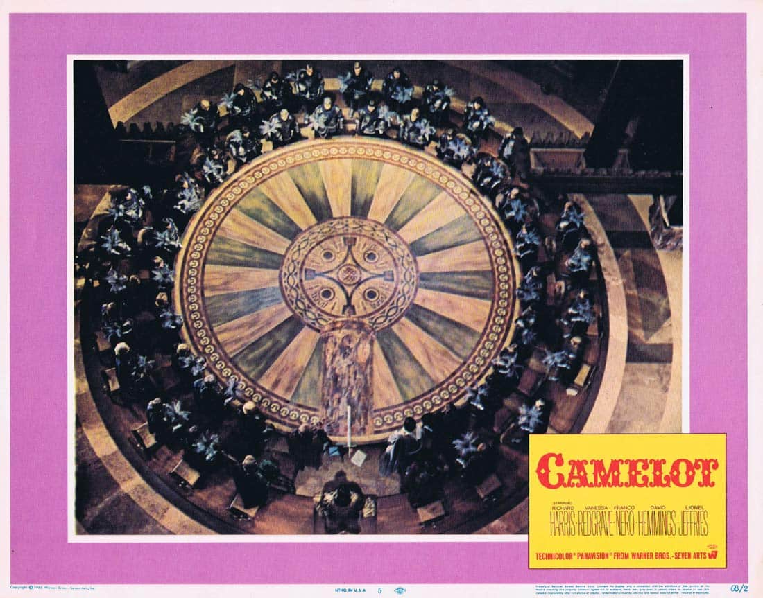 CAMELOT Original Lobby Card 5 Richard Harris Vanessa Redgrave David Hemmings