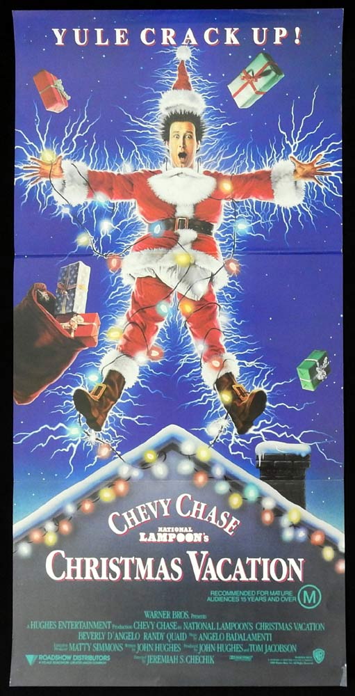 NATIONAL LAMPOON’S CHRISTMAS VACATION Original Daybill Movie poster Chevy Chase