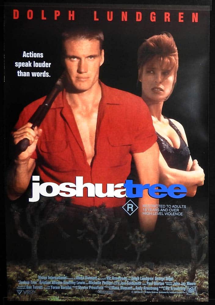 JOSHUA TREE Original One sheet Movie poster Dolph Lundgren George Segal