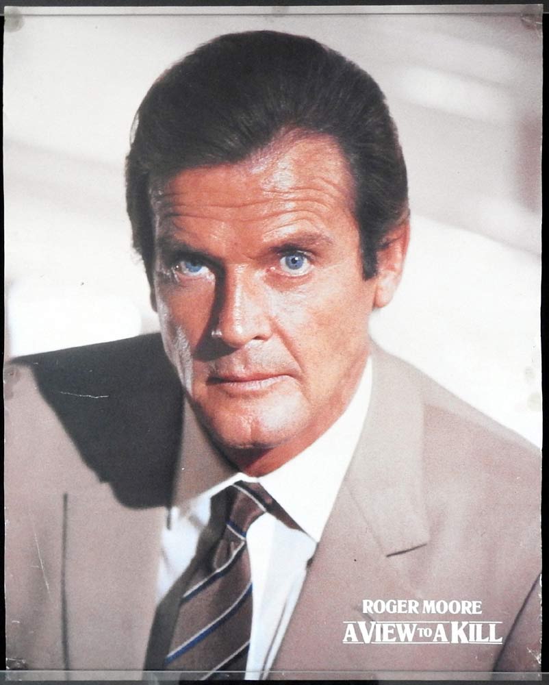 A VIEW TO A KILL Original British 17 x 21 Movie poster Roger Moore James Bond