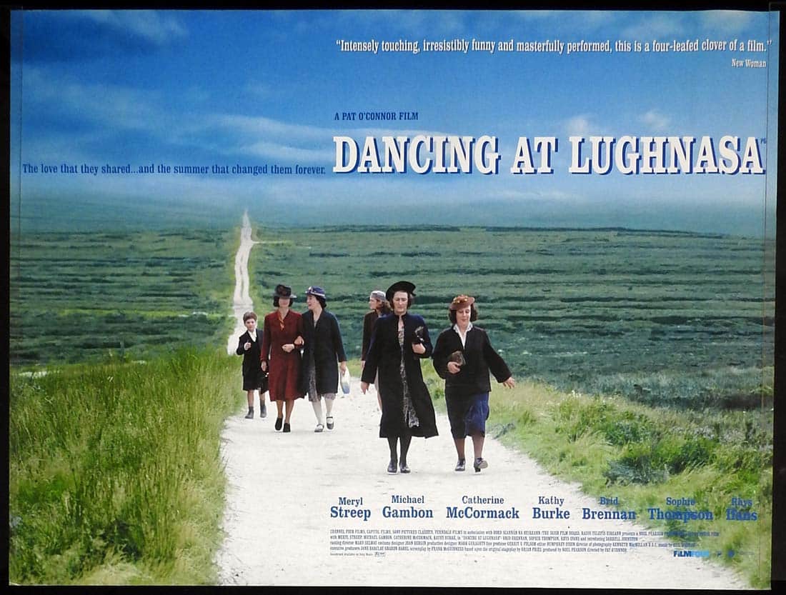 DANCING AT LUGHNASA Original British Quad Movie Poster Meryl Streep Michael Gambon