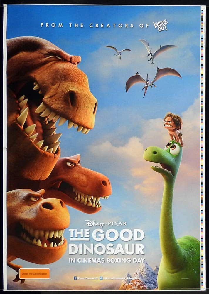 THE GOOD DINOSAUR Original DS PRINTERS PROOF One sheet Movie Poster 2015