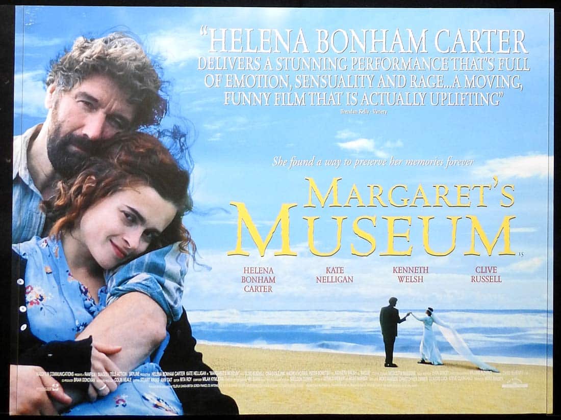MARGARET’S MUSEUM Original British Quad Movie Poster Helena Bonham Carter Clive Russell Kate Nelligan