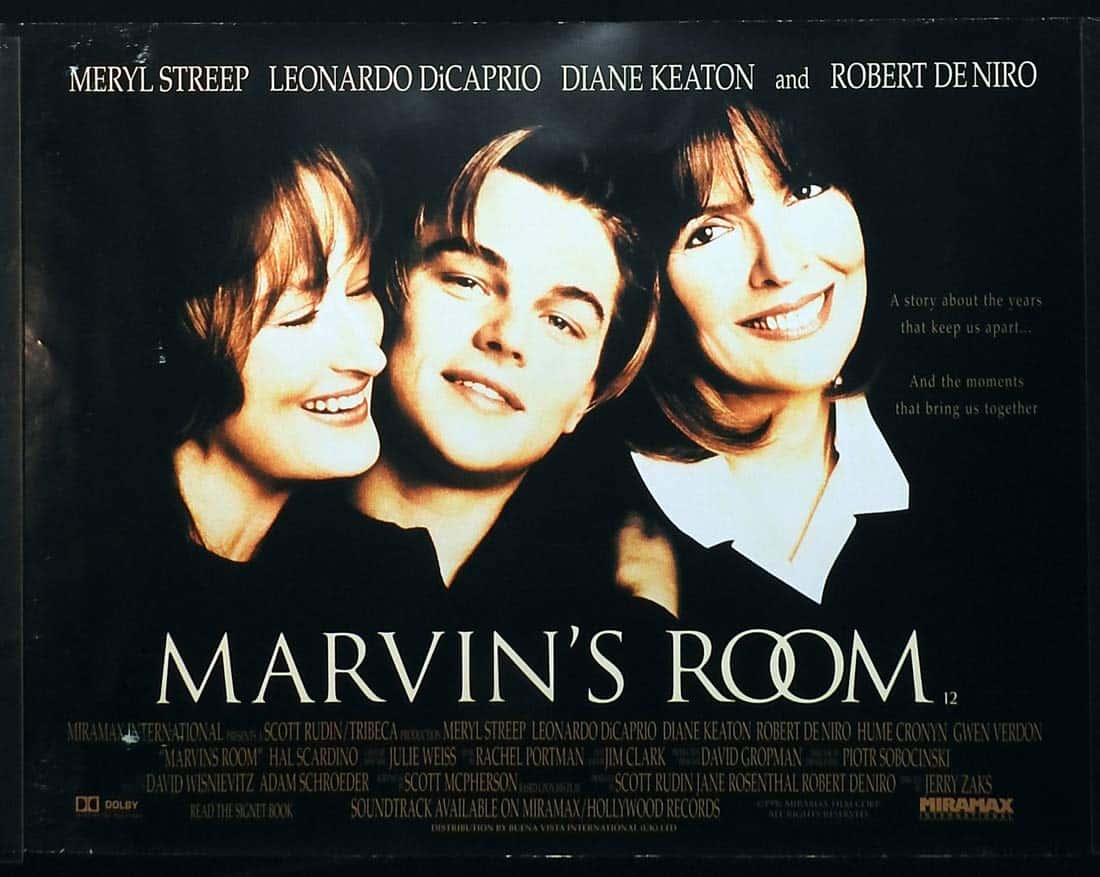 MARVINS ROOM Original British Quad Movie Poster Meryl Streep Robert De Niro Leonardo DiCaprio