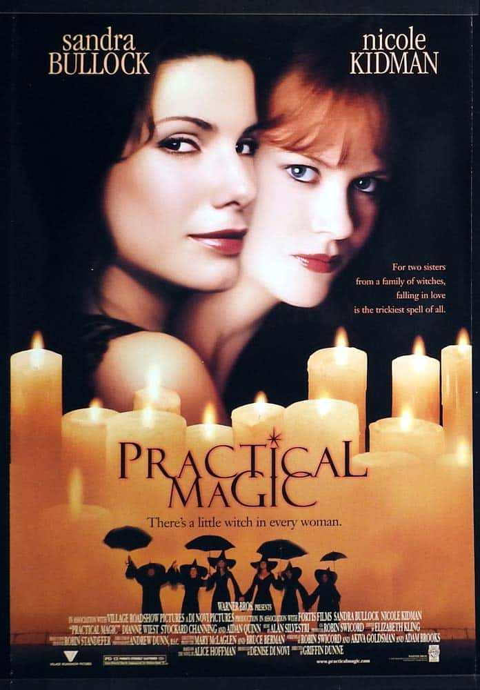 PRACTICAL MAGIC Original DS INT Rolled One Sheet Movie Poster Sandra Bullock Nicole Kidman