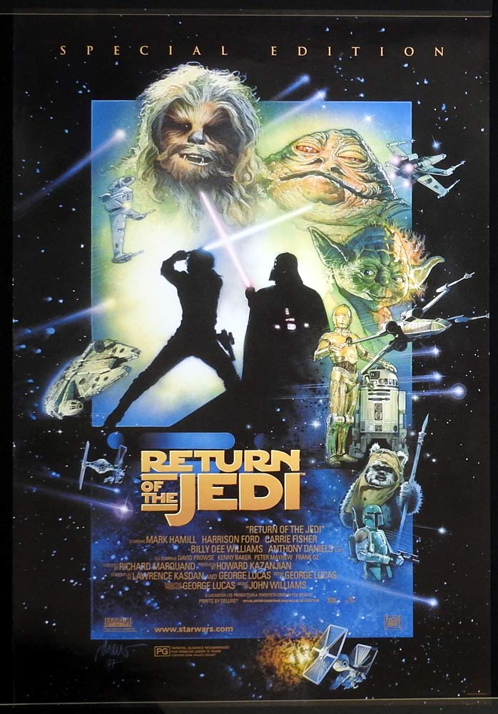 RETURN OF THE JEDI Special Edition 1997 Original AU One Sheet Movie Poster