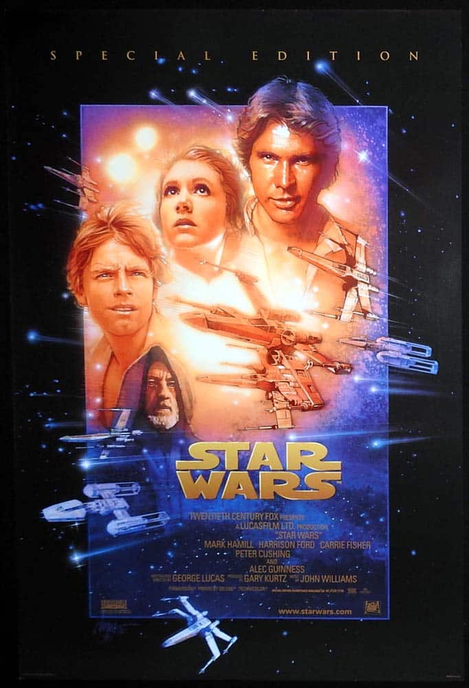 STAR WARS SPECIAL EDITION 1997 Original US INT One Sheet Movie Poster B