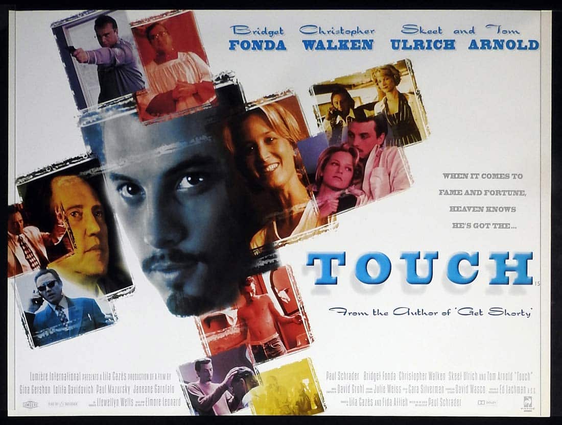 TOUCH Original British Quad Movie Poster Bridget Fonda Christopher Walken Tom Arnold