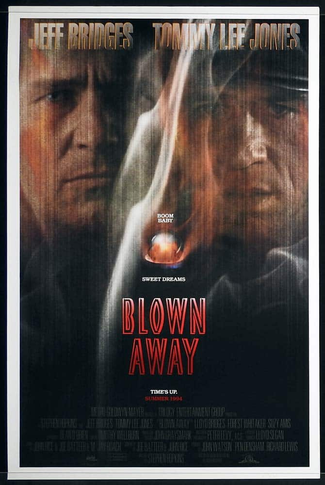 BLOWN AWAY Original ADV US One Sheet Movie Poster Jeff Bridges Tommy Lee Jones