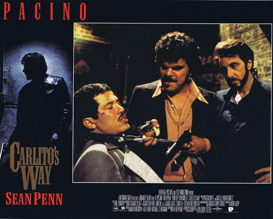 CARLITO’S WAY Rare Original UK Lobby Card 1 Al Pacino Sean Penn Brian De Palma