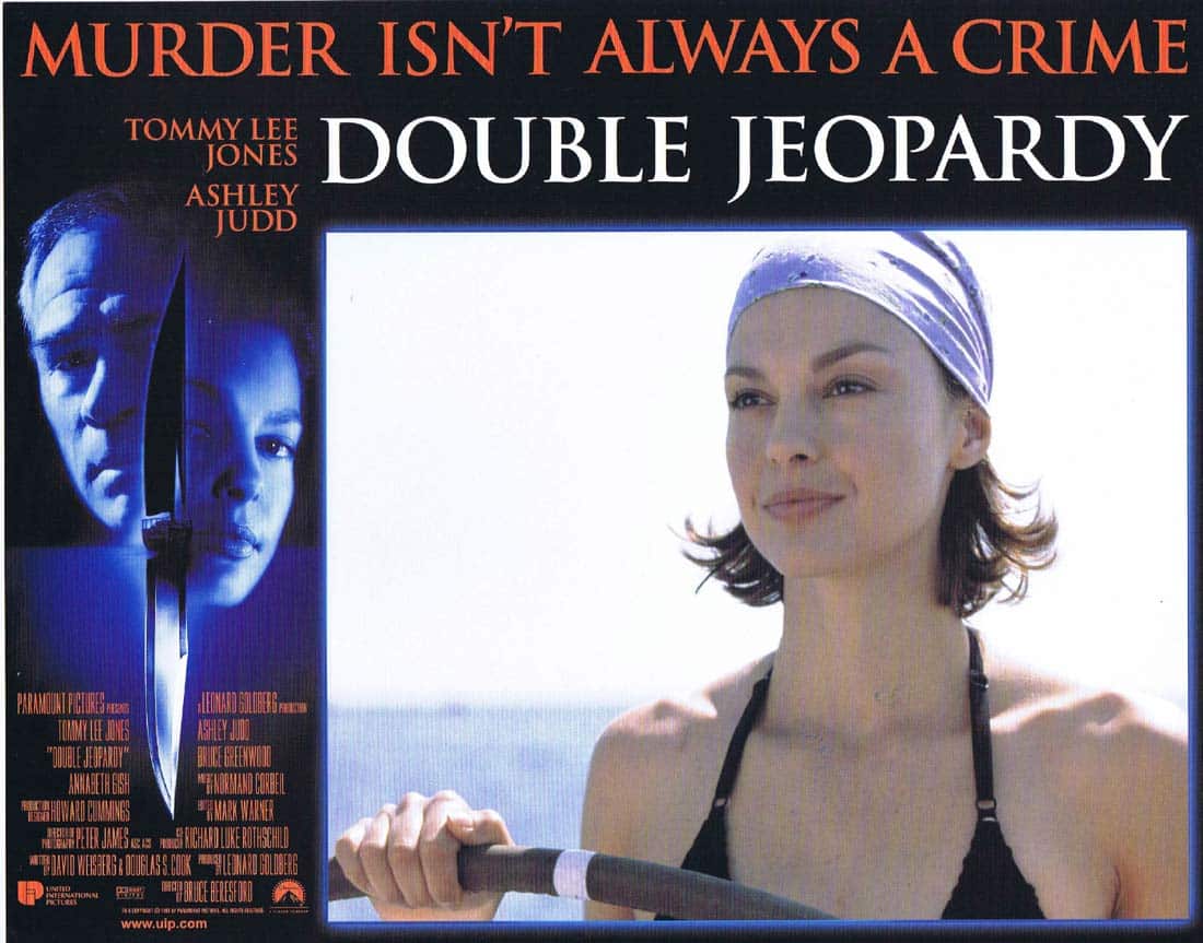 DOUBLE JEOPARDY Original Lobby Card 4 Ashley Judd Tommy Lee Jones