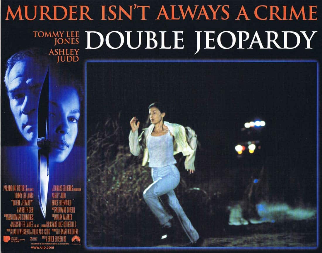 DOUBLE JEOPARDY Original Lobby Card 6 Ashley Judd Tommy Lee Jones
