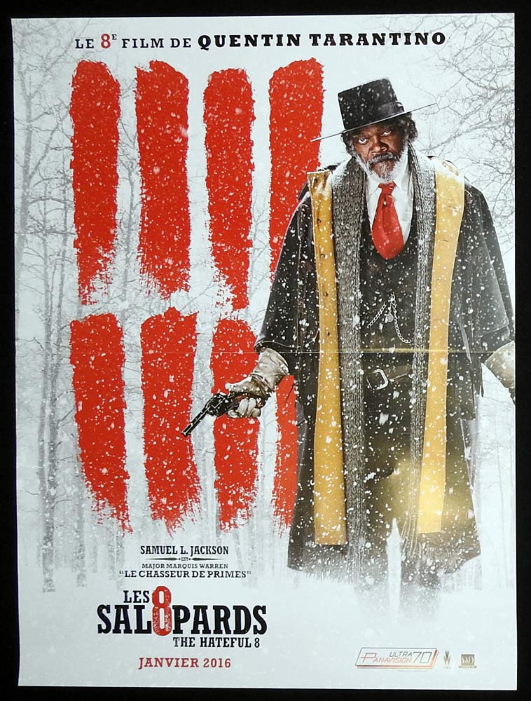THE HATEFUL EIGHT Original French Movie poster Quentin Tarantino Samuel L. Jackson